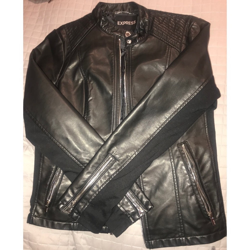 BRAND NEW w/o tags express leather jacket